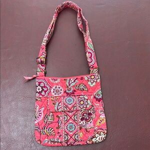 Vera Bradley Floral Pink Crossbody Bag